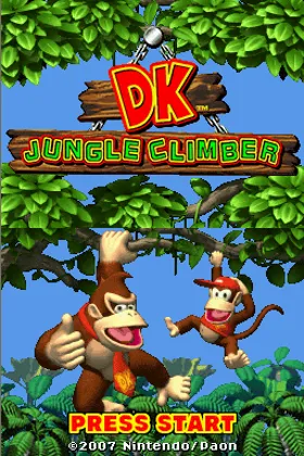 DK - Jungle Climber (USA) (Demo) (Kiosk) screen shot title